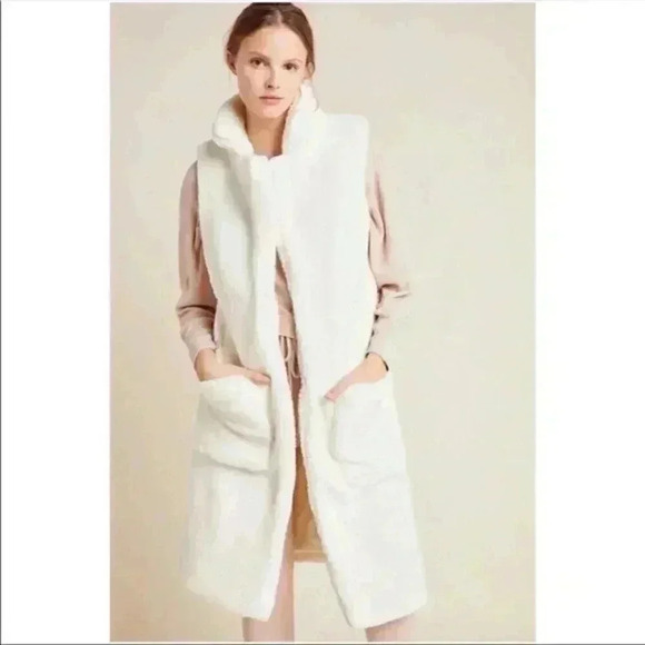 Anthropologie Saturday Sunday Maisie Sherpa Vest - Picture 2 of 9